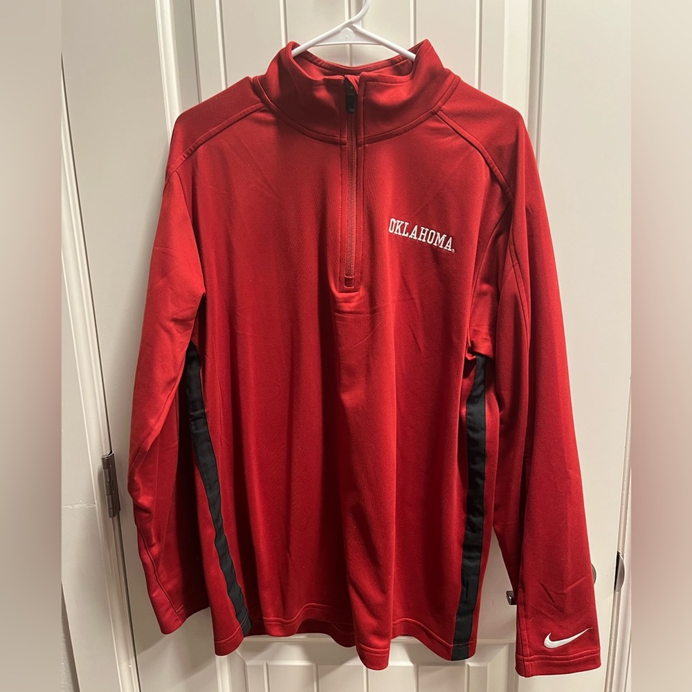 Oklahoma University OU Men’s Nike 1/4 Zip